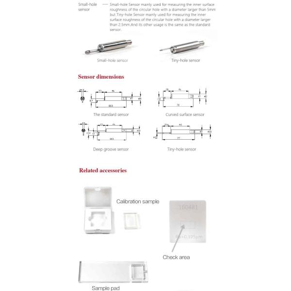 High Sensitivity Surface Roughness Equipment , Micro USB Handheld Surface Roughness Tester MR200