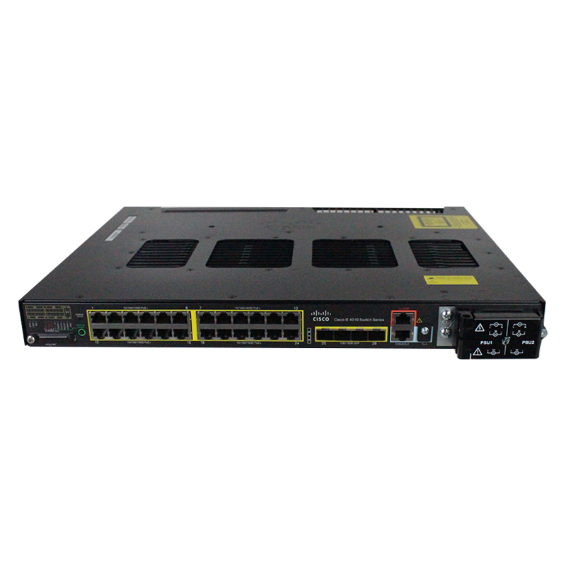 Cisco IE-4010-4S24P Industrial Managed Network Switch with 24 PoE+ Ports and 4 SFP Uplinks 10/100/1000Mbps