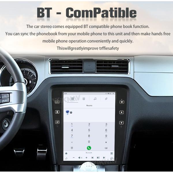 Android 13 Автомобильное радио GPS навигация для Ford Mustang Мультимедийный проигрыватель 09-13