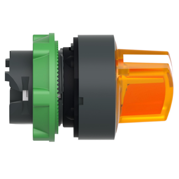 ZB5AK1253 Industrial Push Button Switch with 22mm Panel Mount 1NO+1NC Contact and IP66 Protection