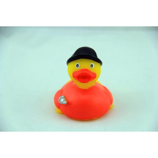 Firefighter Fireman Mini Rubber Ducks / Promotional Personalised Rubber Bath Ducks