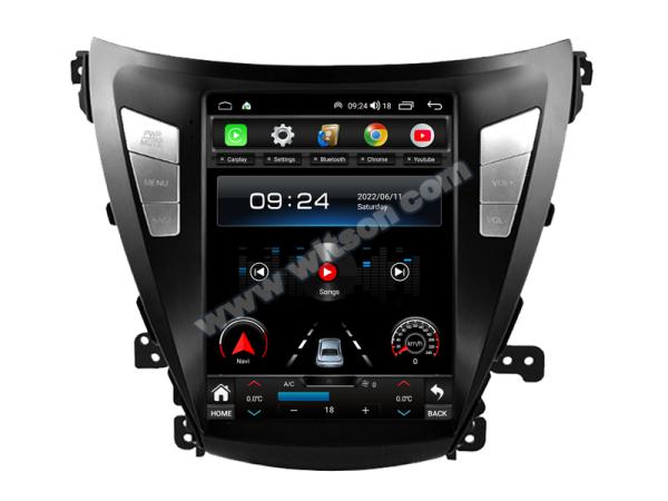 9.7'' Tesla Vertical Screen For Hyundai Elantra 2011-2016 Android Car Multimedia Player