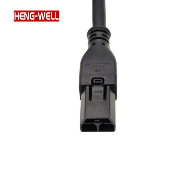 SAF-D-GIRD 400V 3 Core 12Gauge 2.5mm2 Extension Cord 30A Rated Current C20 Plug Power Cable for PDU Server Equipment