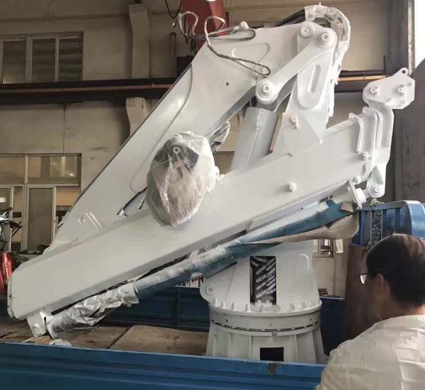 CCS, BV, ABS Approved Compact 1-20T Marine Ship Hydraulic Folding Telescopic Crane
