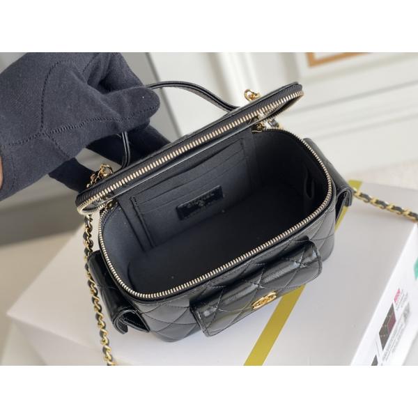 Случай тщеты Chanel 22K сумок Lambskin изготовленный на заказ заклеймленный Multi карман