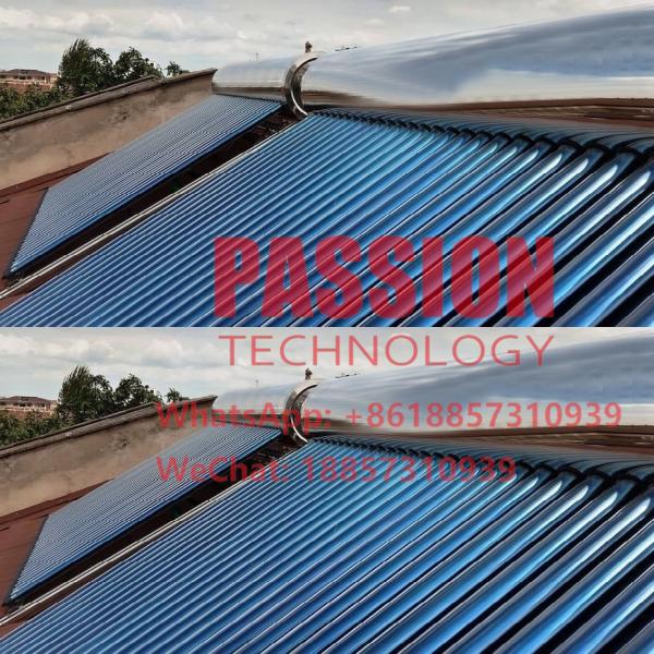 300L 304 Stainelsss Steel Solar Water Heating 300L Pressure Heat Pipe Solar Heater