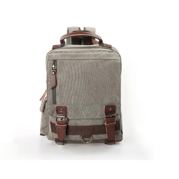 Slim Trendy Travel Backpack School Bag For College Students Vintage Style