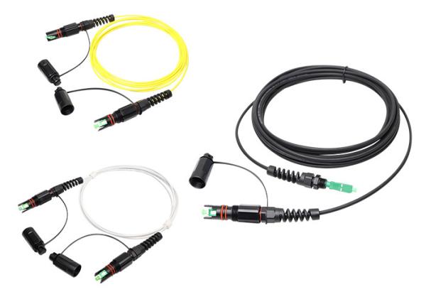 IP68 Waterproof FTTH Patch Cord Connector Outdoor Fiber Optic Cable Assemblies
