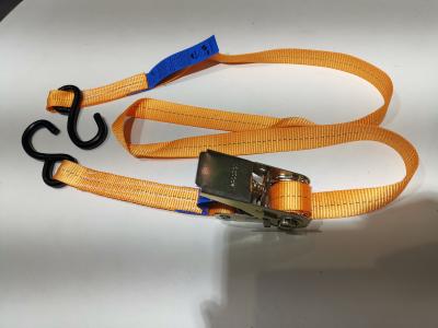 25mm B/S 800kg S Hook Ratchet Tie Down Lashing Capacity 400/800 daN Width 25mm