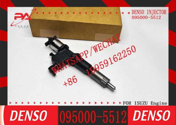 Inyector de tren común 095000-5512 095000 5515 8-97603415-2 conjunto de inyectores de bombas de combustible para Isuzu