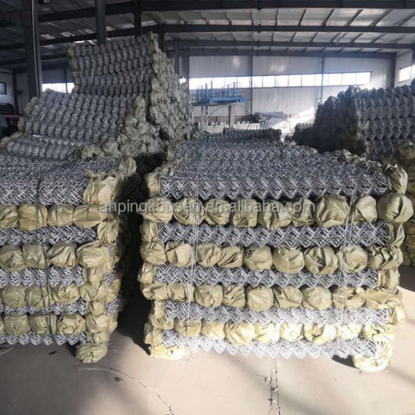 6ft X 50ft ПВХ покрытый оцинкованный стальной цепной ссылки ограждения для промышленных применений