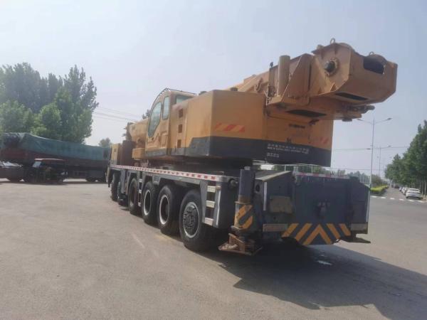 Orange 2010 Terrian Mobile Crane 100 tonnes Crane de levage Cran de camion d'occasion Service après vente