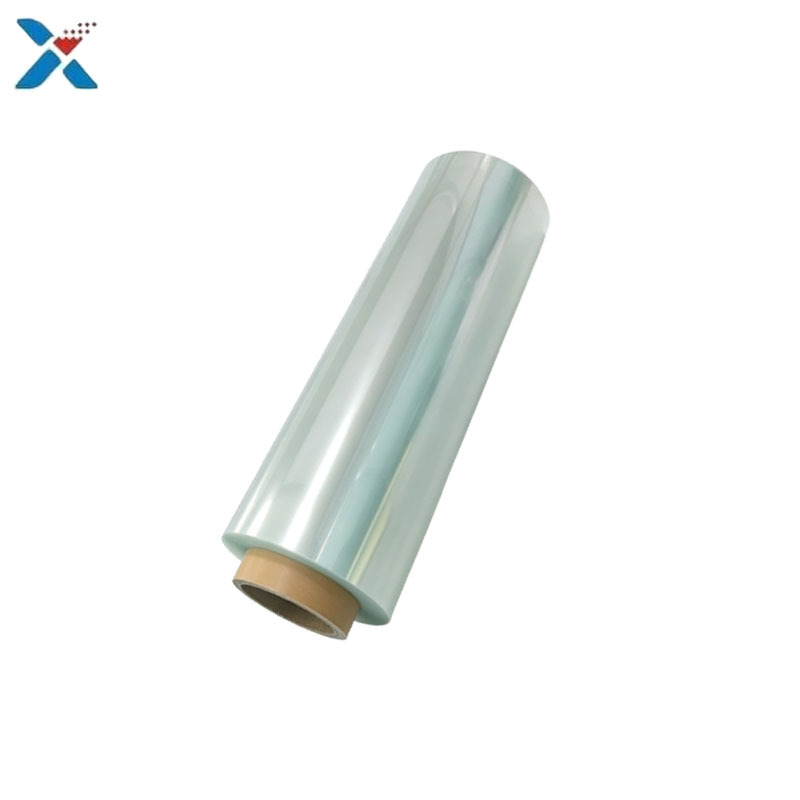 Double-Sided Coated Clear PET Film with Light Transmittance >90% and Heat Shrinkage MD 1.0% TD 0.4% for Precision Printing