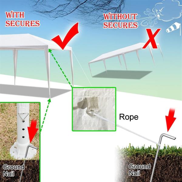 Canopy Tent 10x10, Portable Outdoor Canopy Tent for Parties, Super Large Area Silver Layer Sunshade Wear-Resistant