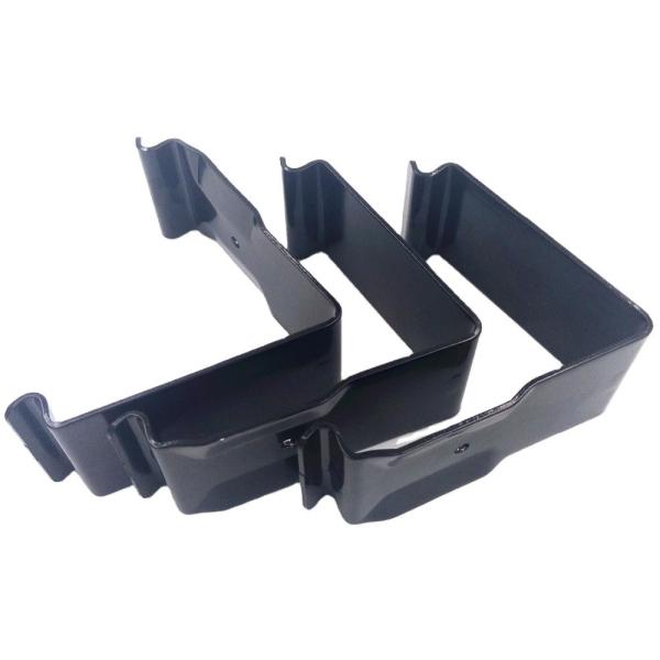 Sheet Metal Stamping Custom Fabrication  Black E-coating Zinc Steel Reusable Plywood Wooden Box Metal Crate Clip