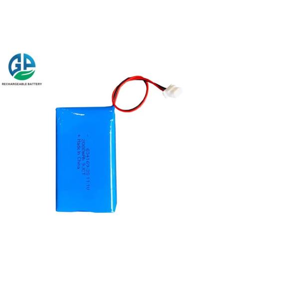 Rechargeable KC Lipo Battery Pack 11.1V 3S 2000mAh with 500 Times Cycle Life Lithium Polymer Battery