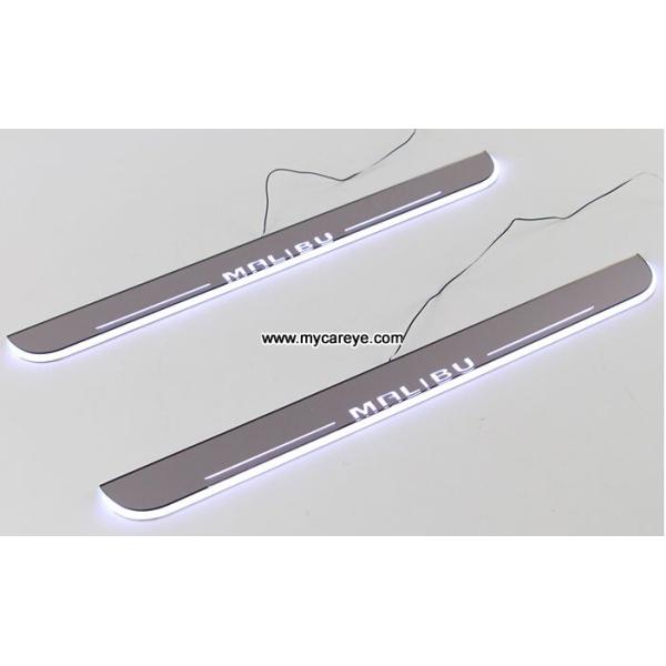 Holden Malibu Car accessory stainless steel scuff plate door sill LED light