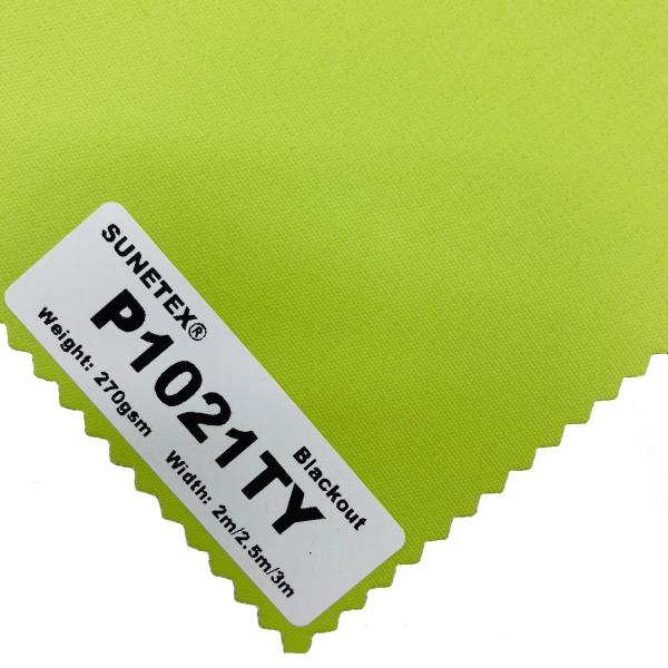 0.38mm Silver Backing Blackout Polyester Roller Blinds Curtain Fabric