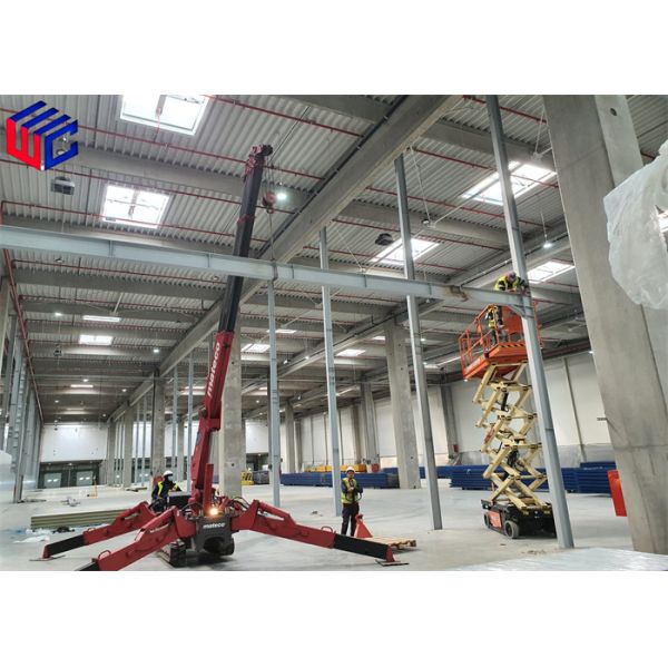 Rigid Cold Formed Steel Portal Frame Structure Industrial Heavy Duty