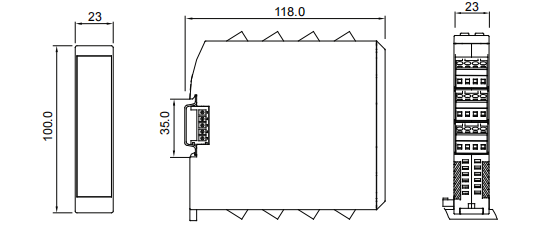AC регулятора температуры 0.5%FS PID серии GTAX RS485/DC 100 - 240V