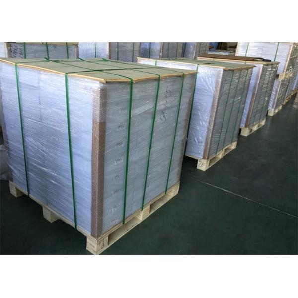 Matte White PVC Core Sheet 295x485mm Size Vicat 72 Degree Surface Tension 38 Dynes for Bank Cards