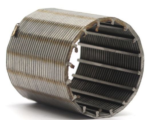 0.1mm Liquid Strainers Wedge Wire Screen Filter Looped Or Welded Wrapped