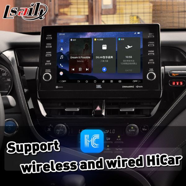 Lsailt Wireless Android Auto Carplay Interface for 2021-2024 Toyota Camry Hybrid XSE XLE SL SE XV70
