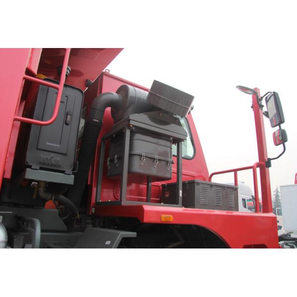 payload 50 tons HOWO 6x4 mining dump Trucks yellow or red color overloading Capacity