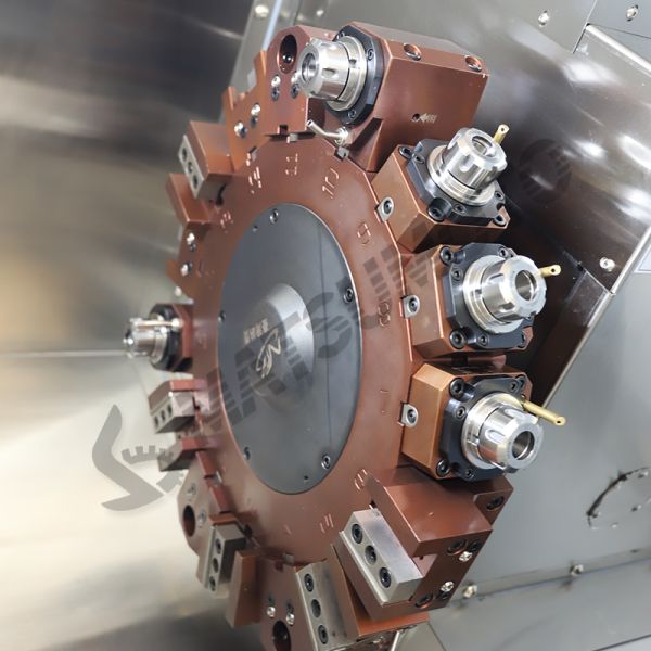 TCK50Y CNC Turning Milling Machine 12-Station Live Tooling Turret with Y-Axis