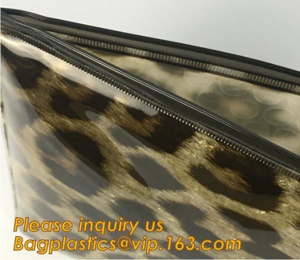 Eva Slider Frosted Swimwear Packaging Bags Cosmetic Organizer Pouch with Zipper Toiletry, Pencil, Brush, Makeup