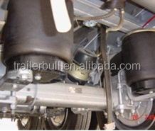 36000L 2 Axles Carbon Steel Tank Semi Trailer for Fuel and Diesel Transportation