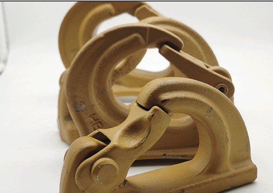 2.5cm de altura de aleación de acero excavadora dientes de cubo rígido dientes de cubo forjado