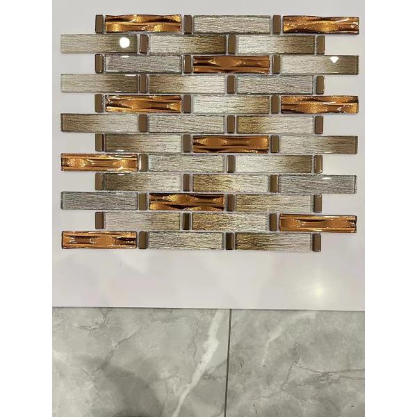 Mosaïque en verre pour mur et plancher