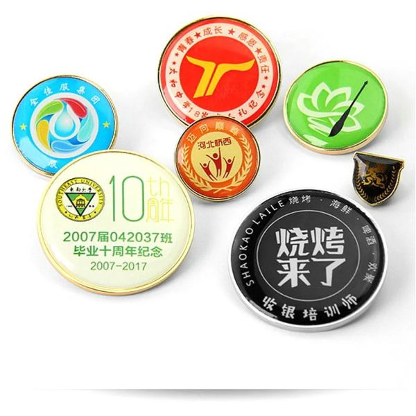 Custom Aluminum Logo Badges with Premium Construction, Customizable Printing, and Strong Self-Adhesive Backing for Branding