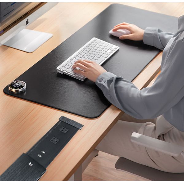 Commercial Office Furniture Socket Slide Embedded Boardroom Table Power Outlets