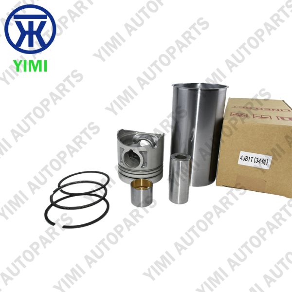 Engine Cylinder Liner Set 5-87813194-1 5878131941 For ISUZU NKR55 JB1T 100P-T