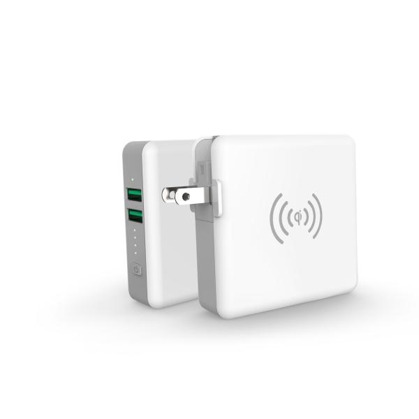 Lithium Battery 5200mAh QC3.0 Wireless Qi Phone Charger