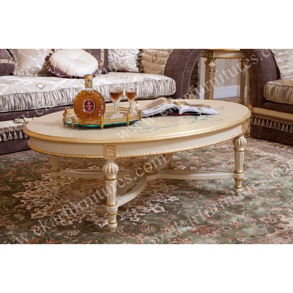 French Provincial Natural Stone Coffee Tabler TT-001