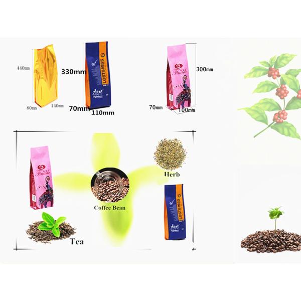 Прокатанные материальные пластиковые мешки упаковывая, стоят вверх мешок молнии с односторонним клапаном