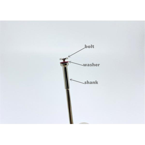 Mandrel Bur Steel Dental Diamond Strips Chrome 5.0mm Head For Micromotor