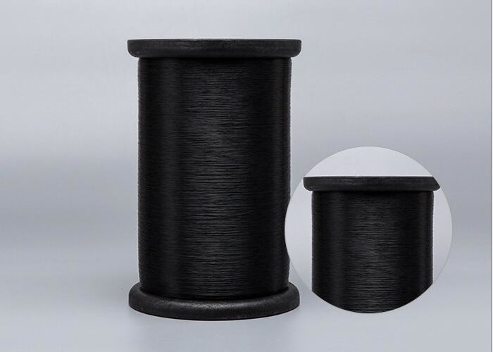 100% Black Color High Tenacity Polypropylene Yarn Monofilament For  Fishing , 0.08mm / 0.12mm