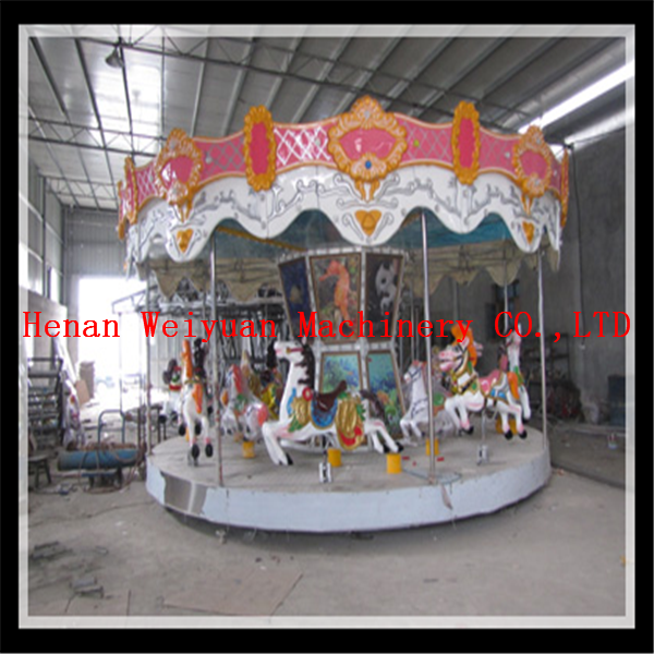 Children carnival games 8 seats zhengzhou amusement carousel