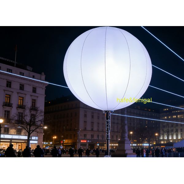RGBW LED 400W Events Lighting Balloon Lights with DMX Control And Custom Branding