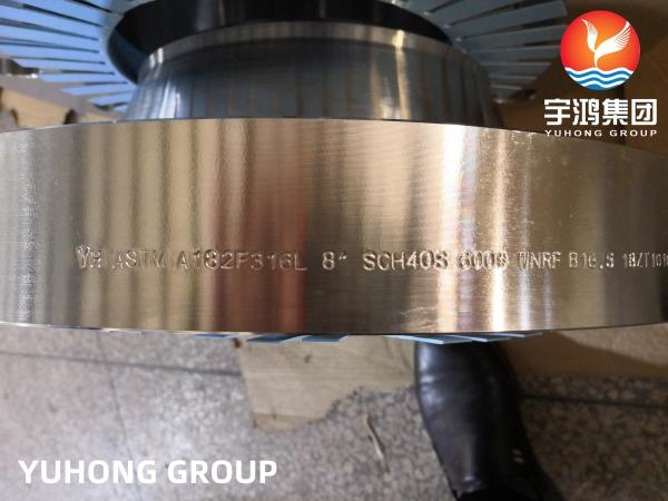 Flange de aço inoxidável de ASTM A182 F316L.