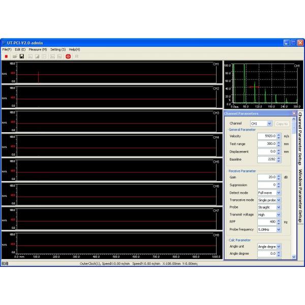 Détecteur ultrasonique de faille de la Manche multi intelligente de Digital dans la physique