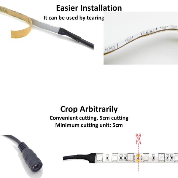 Домашнее самоклеящее освещение под шкафами IP33 6000K