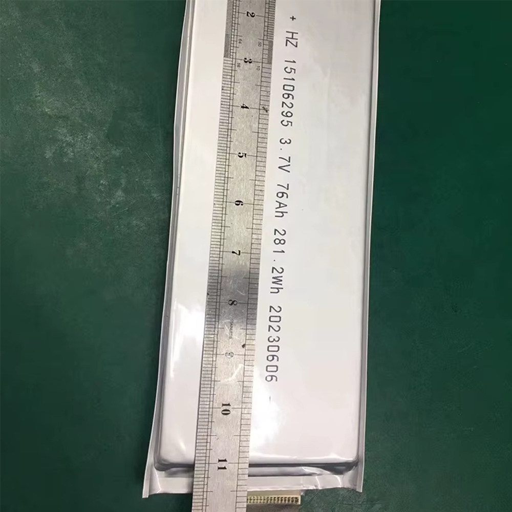 76Ah 3.7V Large Format NCM Pouch EV Lithium Ion Power Battery Pack