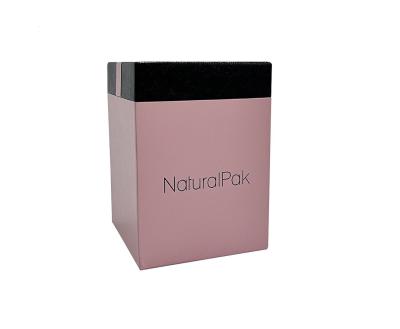 Hot Stamping Logo Gifts Packing Boxes Pink Black Perfume Collection Box