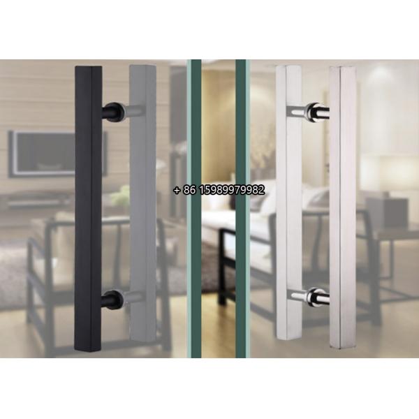 Bathroom Stainless Steel Glass Door Handle Corrosionproof Wearproof Aesthetics