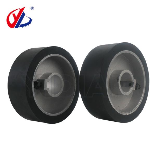 140*35*50mm Black Rubber Feeding Roller For Woodworking Two Sided Planer Machine